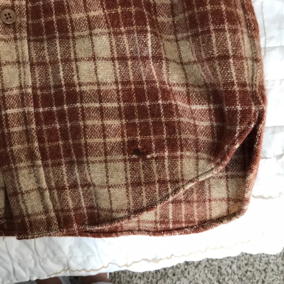 Vintage 1960’s Woolrich Men’s Wool flannel button - Picture 6 of 8